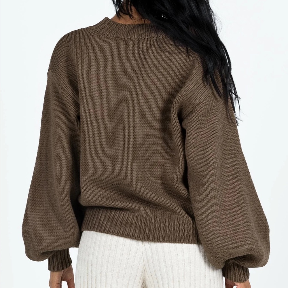 Princess Polly Chocolate Brown Sweater